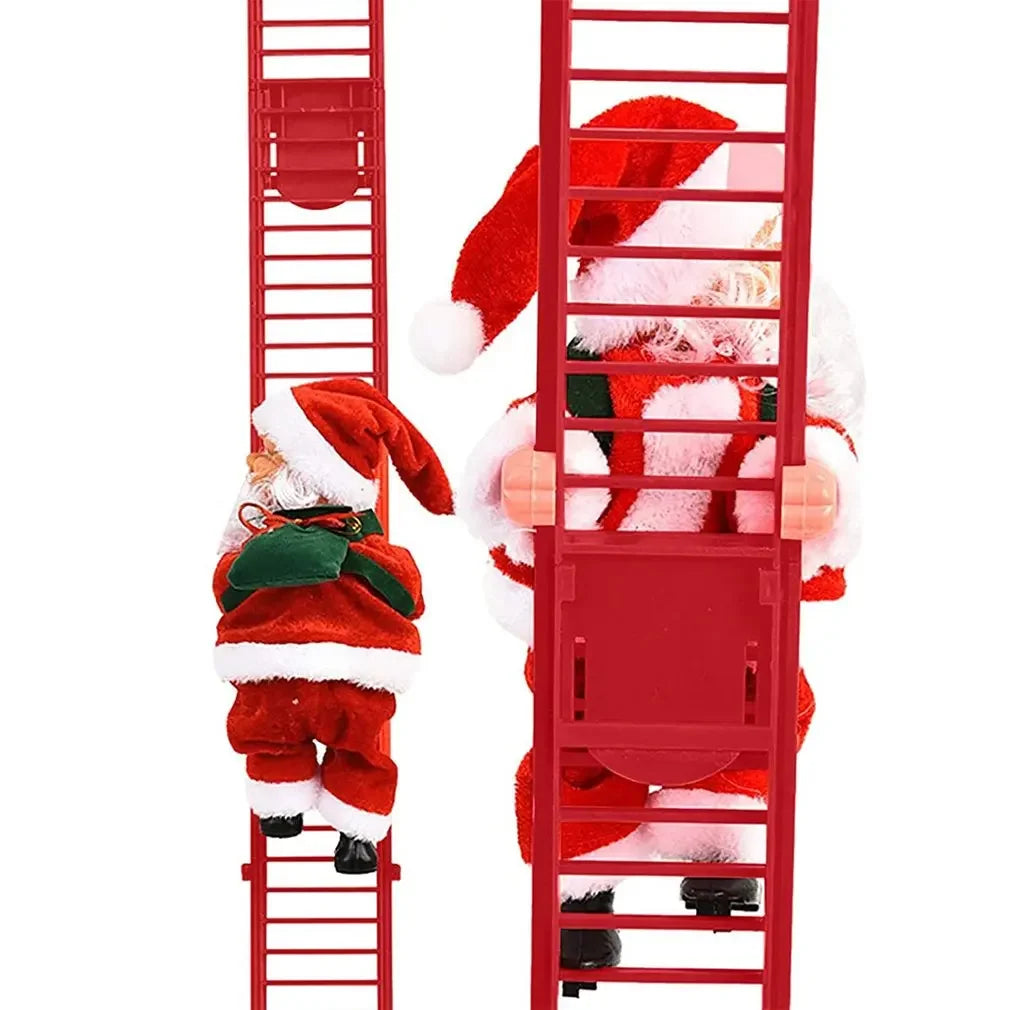 Climbing Santa Christmas Ornament