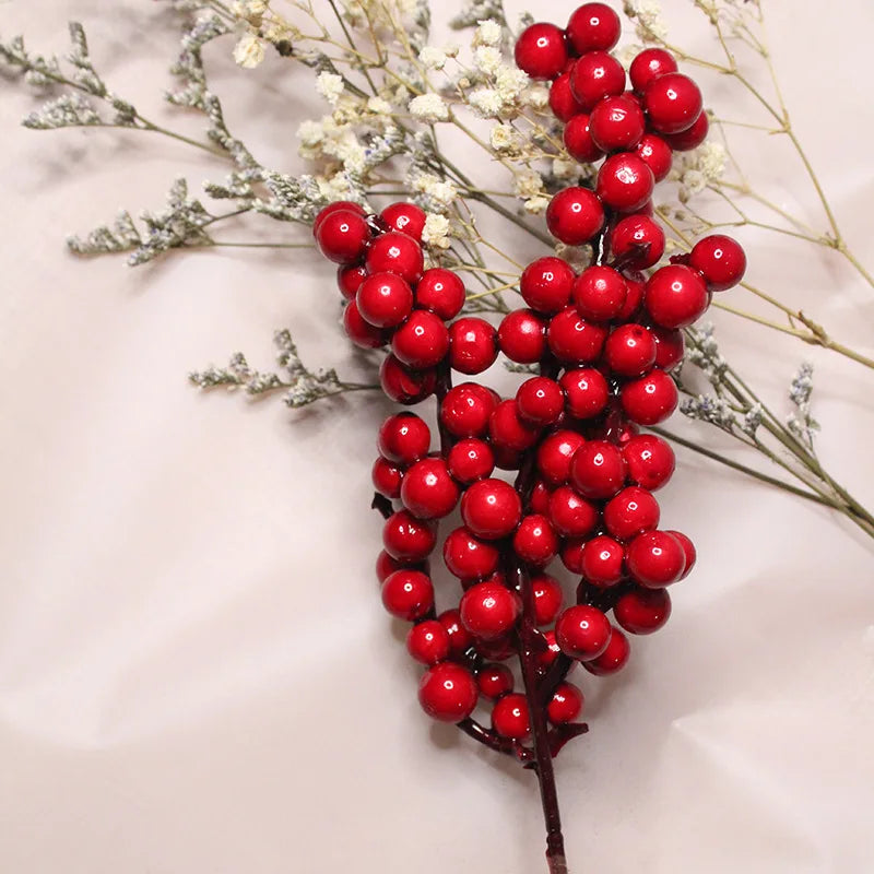 Luxury Red Berry Stems