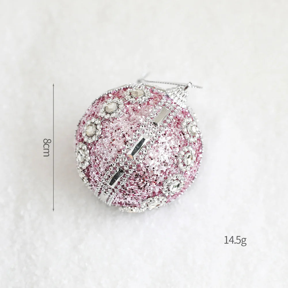 Pink Christmas Elegance Ornaments