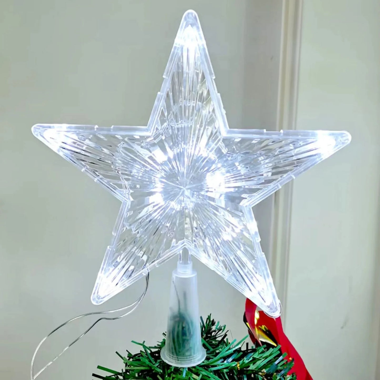 Glowing Christmas Tree Topper Star
