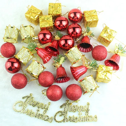 32pcs Deluxe Christmas Ornament Set