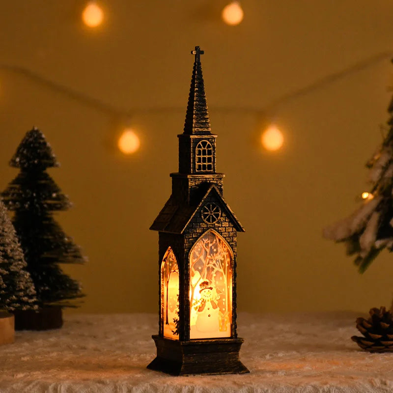 LED Christmas Church Lamp