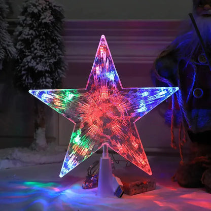 Glowing Christmas Tree Topper Star