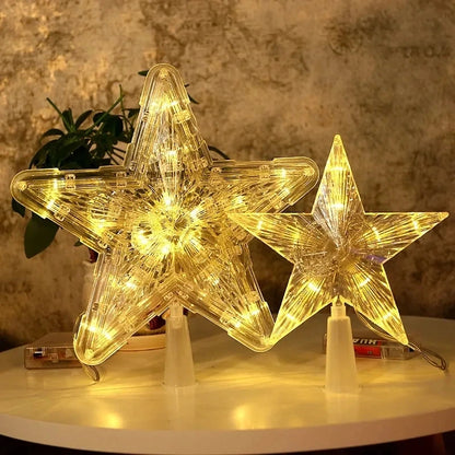 Glowing Christmas Tree Topper Star