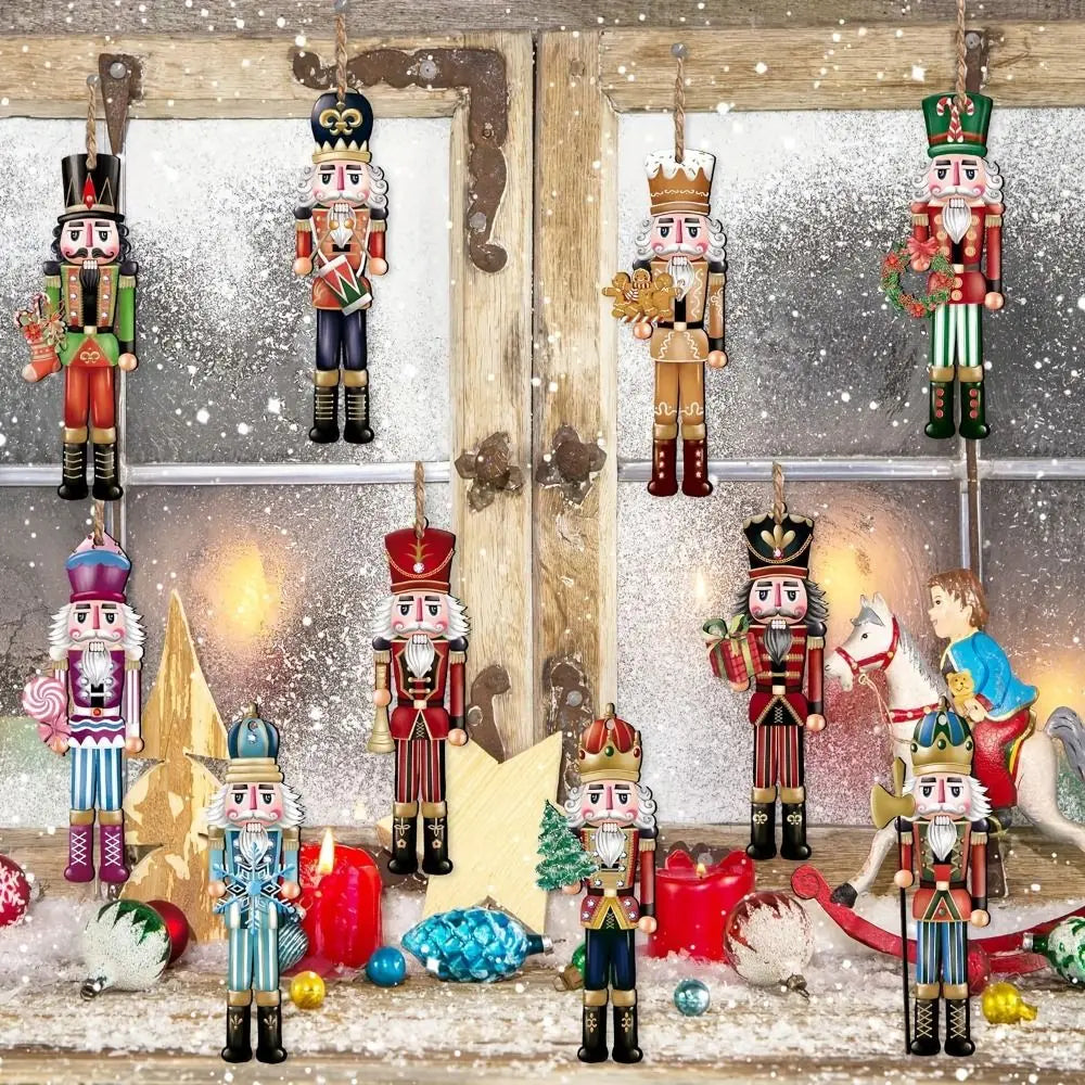 Festive Nutcracker Soldier Hanging Decoration
