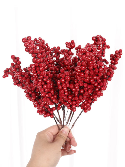 Luxury Red Berry Stems