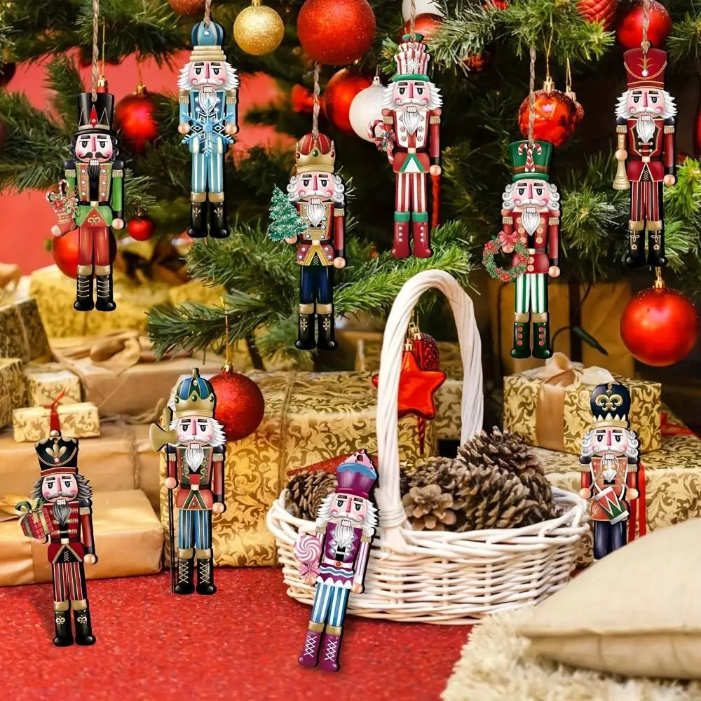 Festive Nutcracker Soldier Hanging Decoration