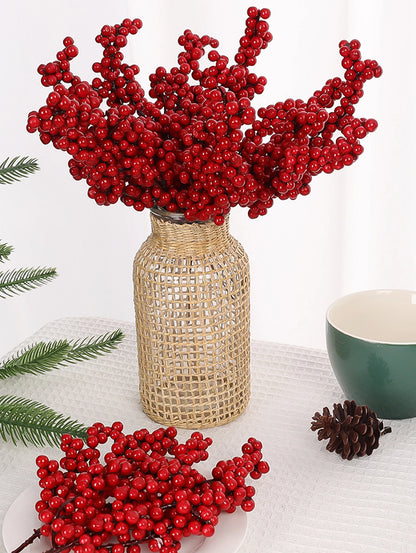 Luxury Red Berry Stems