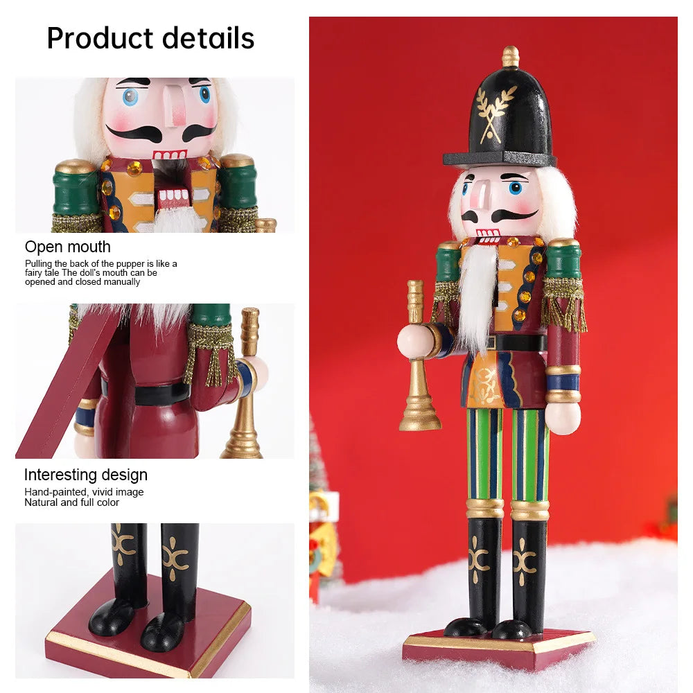 Classic 30cm Wooden Nutcracker Soldier