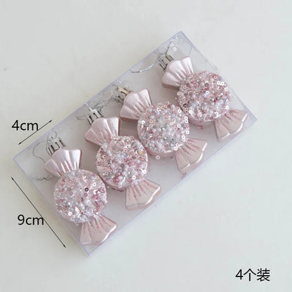 Pink Enchanted Christmas Baubles