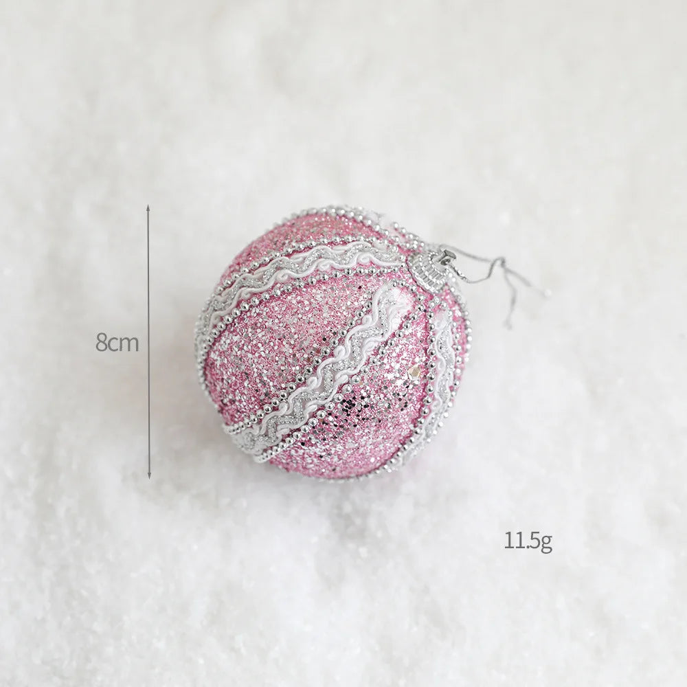 Pink Christmas Elegance Ornaments
