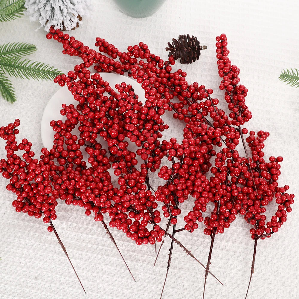 Luxury Red Berry Stems