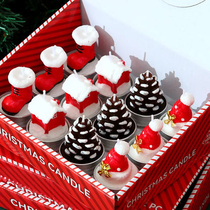 12pcs Christmas Candle Collection