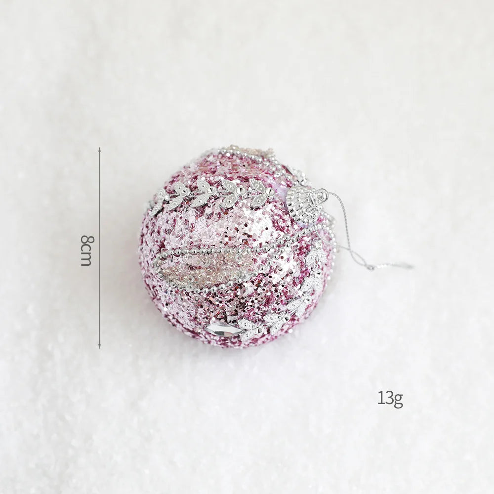 Pink Christmas Elegance Ornaments