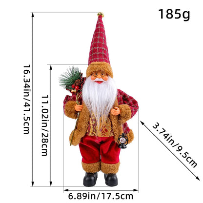 Christmas Santa Plush Doll 30cm Decoration