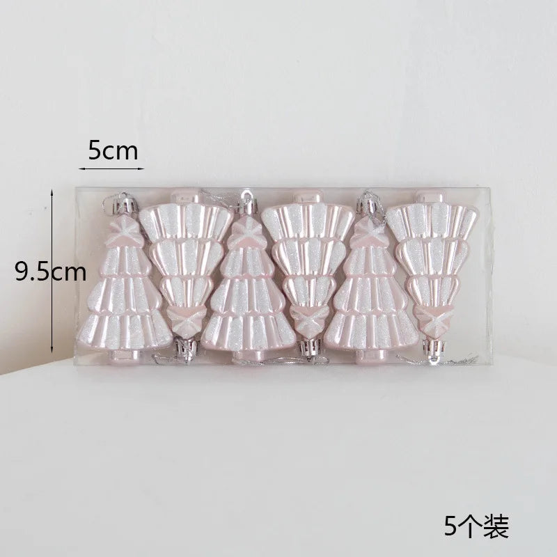 Pink Enchanted Christmas Baubles