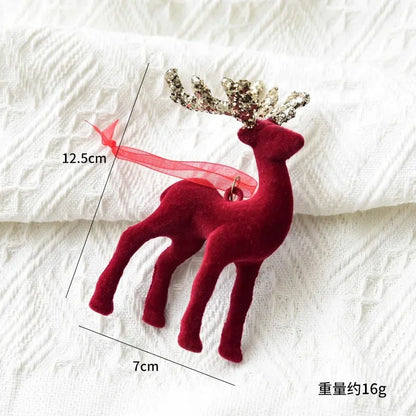 Festive Red Plush Ornament