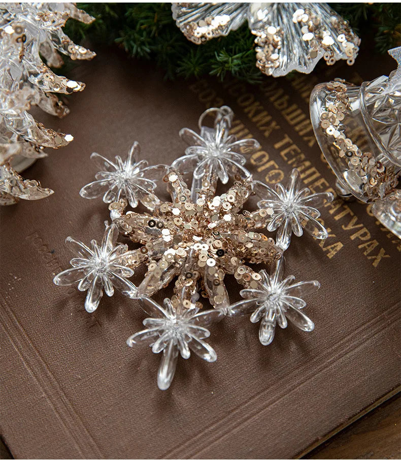Luxury Acrylic Snowflake Ornament