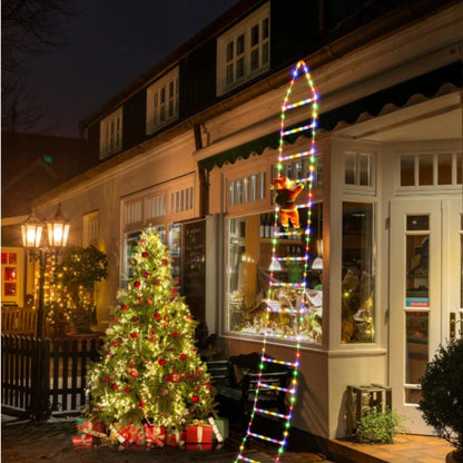 LED Santa Climbing Ladder