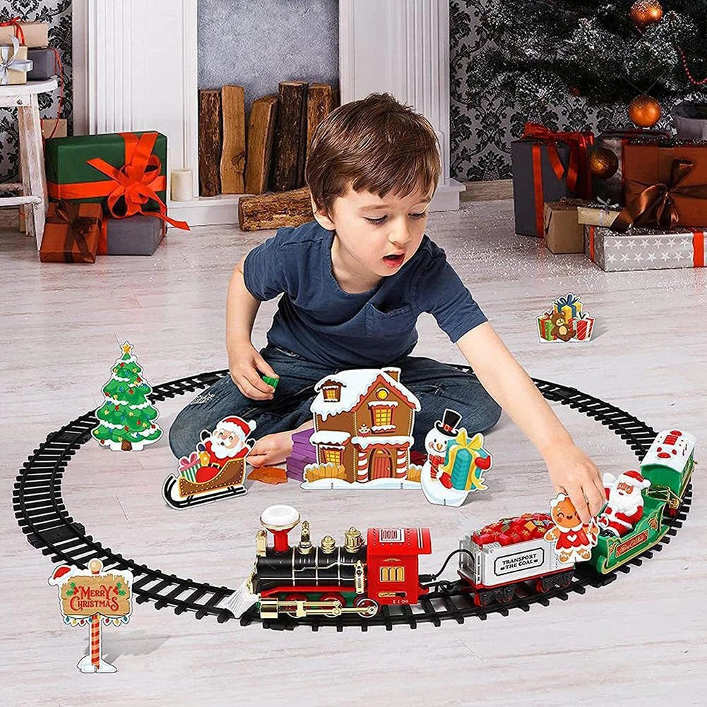 Magical Christmas Tree Train Set