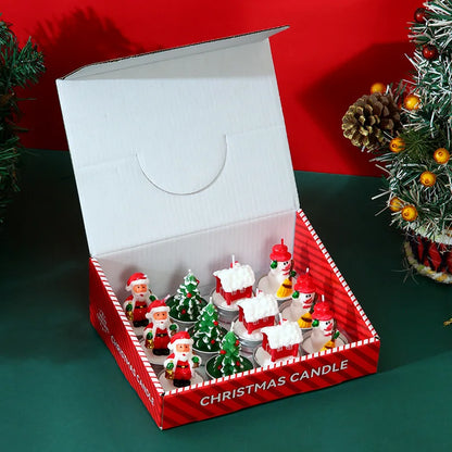 12pcs Christmas Candle Collection