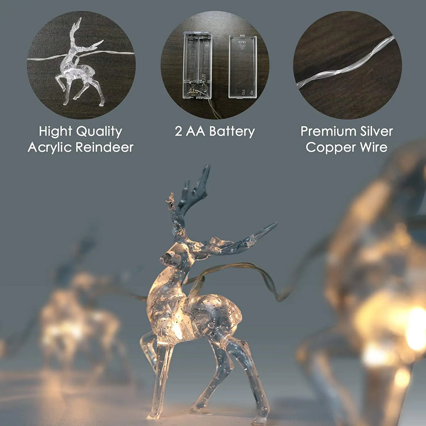 Christmas Reindeer Lights