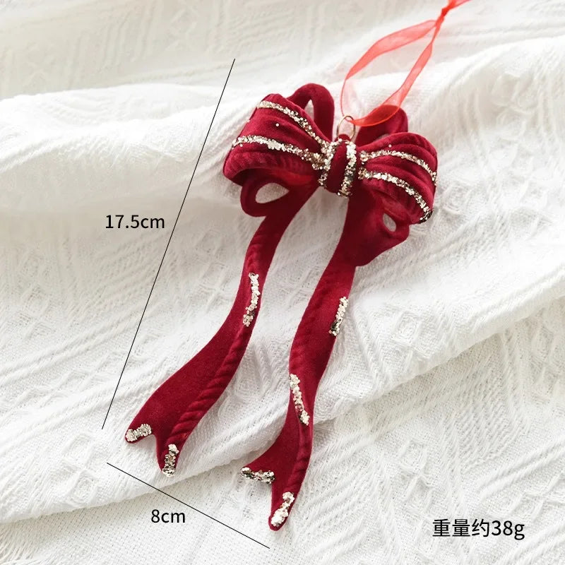 Festive Red Plush Ornament