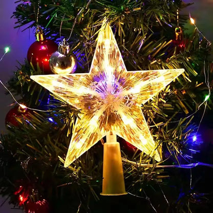 Glowing Christmas Tree Topper Star
