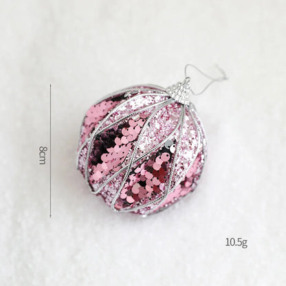 Pink Christmas Elegance Ornaments