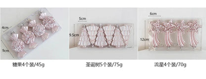 Pink Enchanted Christmas Baubles