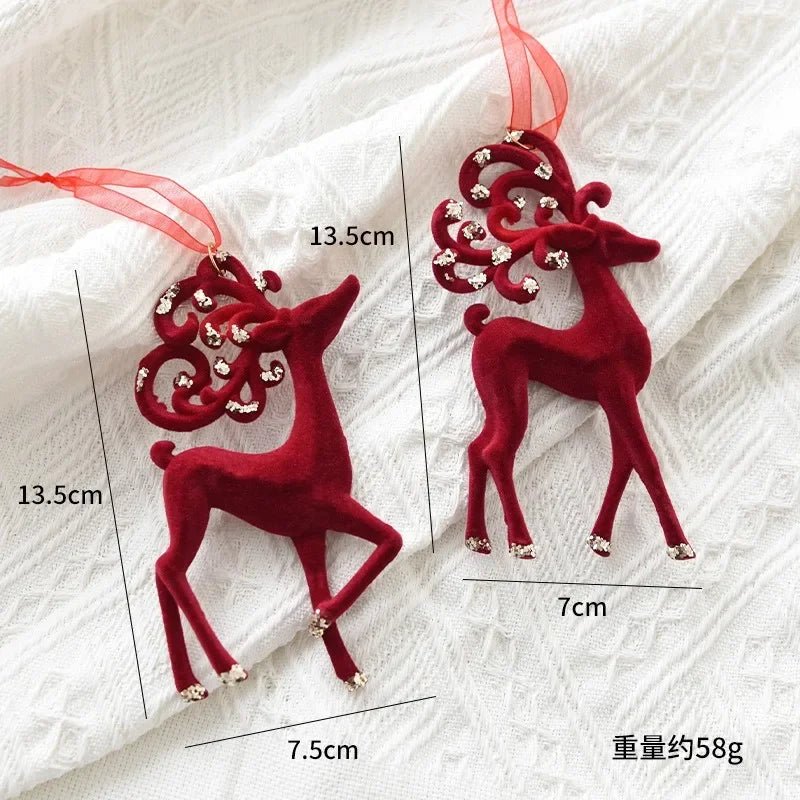 Festive Red Plush Ornament