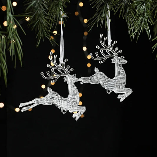 Transparent Reindeer Christmas Decorations