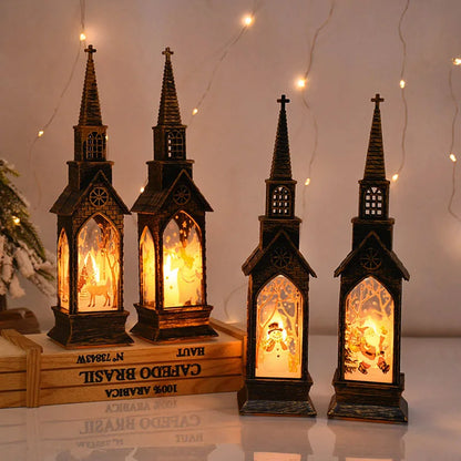 LED Christmas Church Lamp