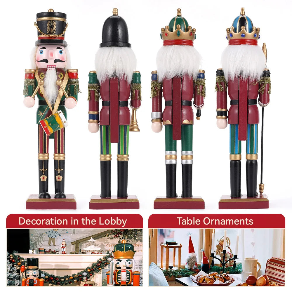 Classic 30cm Wooden Nutcracker Soldier