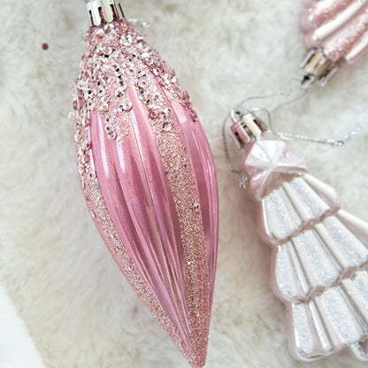 Pink Enchanted Christmas Baubles