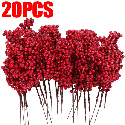 Luxury Red Berry Stems