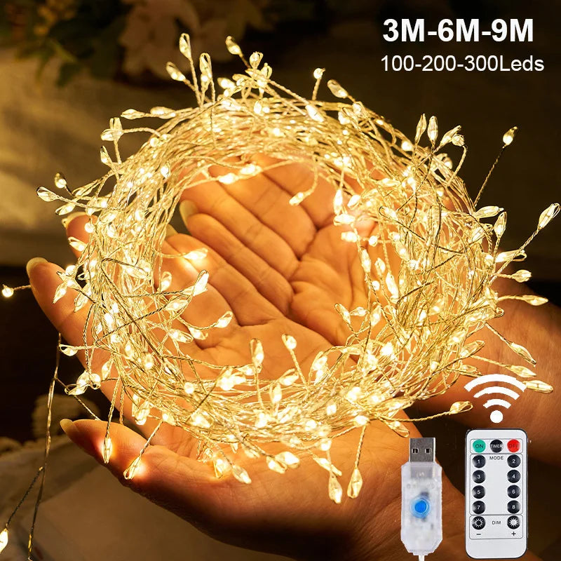 LED Firecracker Fairy Lights For Christmas Magic