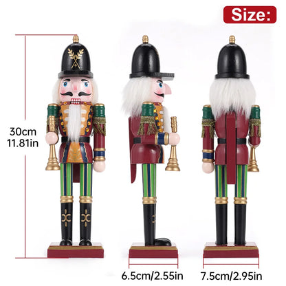 Classic 30cm Wooden Nutcracker Soldier