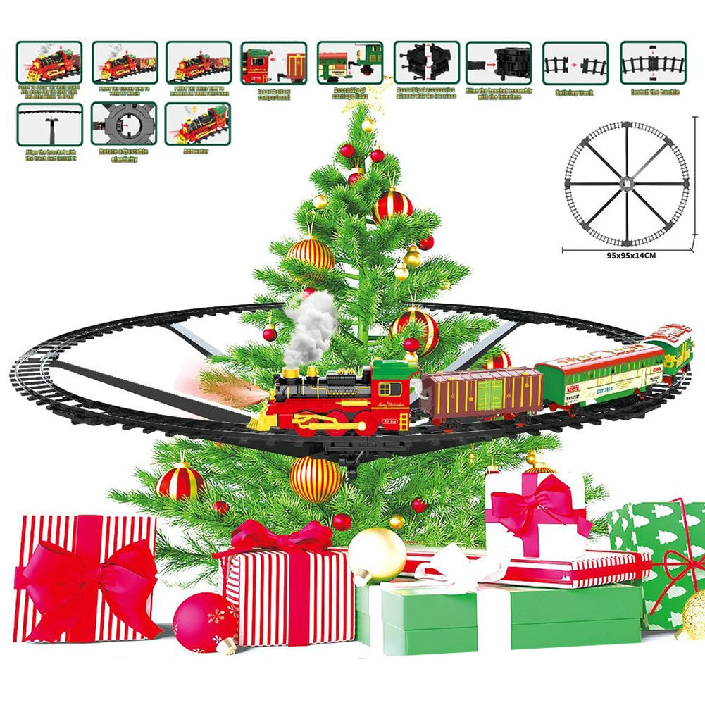 Magical Christmas Tree Train Set