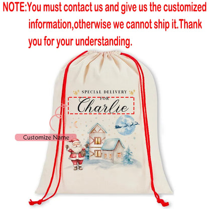 Luxury Personalised Christmas Gift Bag