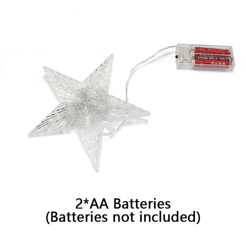 Glowing Christmas Tree Topper Star