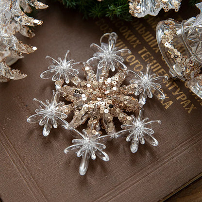 Luxury Acrylic Snowflake Ornament