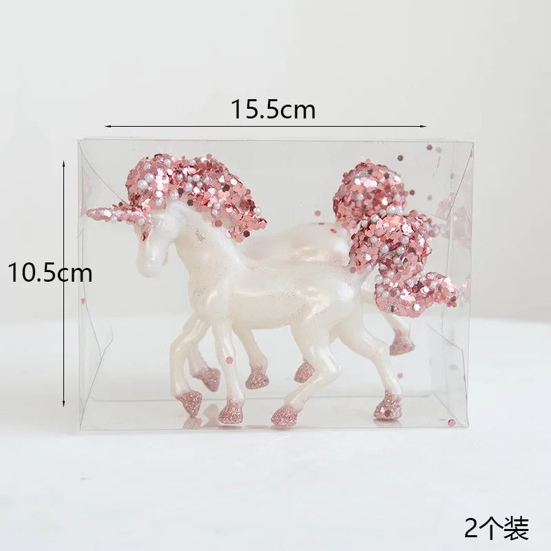 Pink Enchanted Christmas Baubles