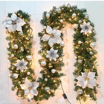 Luxury 2.7m LED Christmas Wreath with Lights