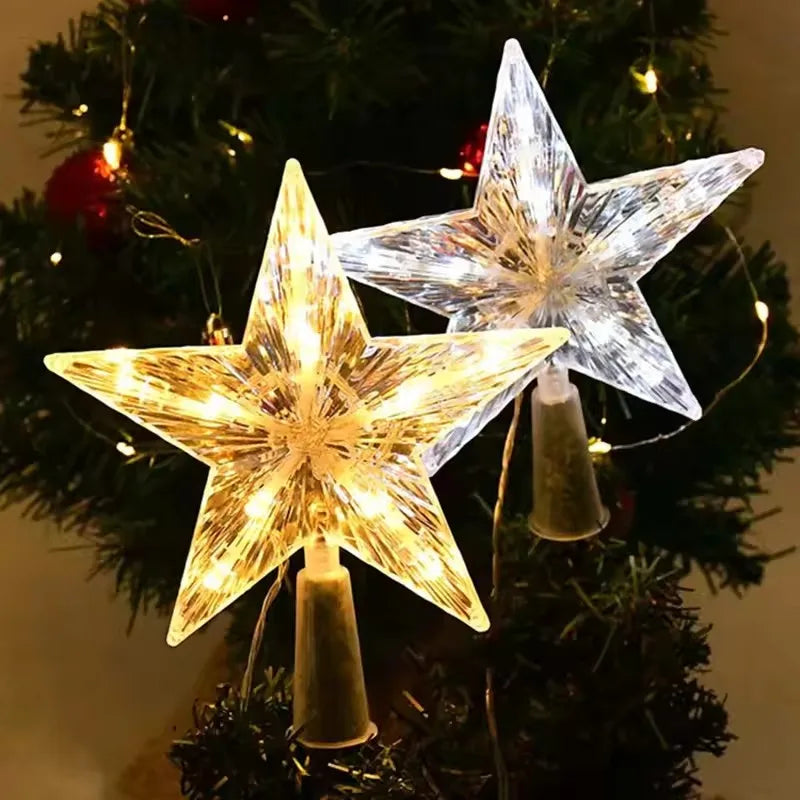 Glowing Christmas Tree Topper Star