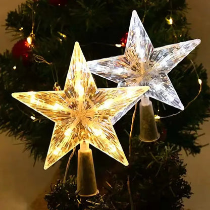 Glowing Christmas Tree Topper Star