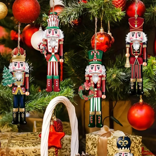 Festive Nutcracker Soldier Hanging Decoration