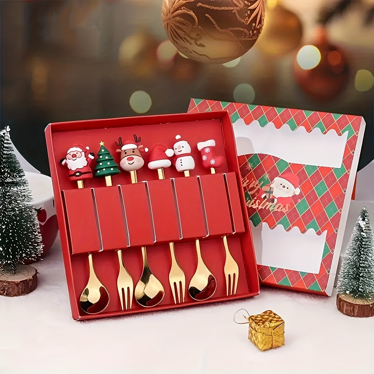 Luxury Christmas Cutlery Set
