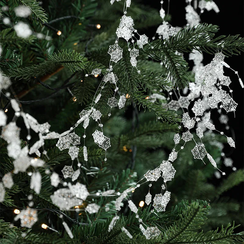 Luxury Pearl & Crystal Christmas Garland