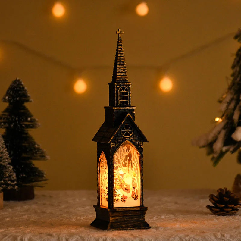 LED Christmas Church Lamp